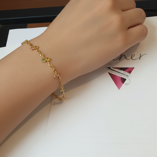 Pulseras Arcoris Lazos Unidos Gold.