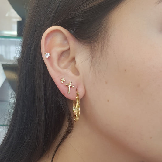 Pendientes Cruz T. M