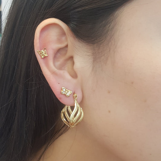 Pendientes Mariposa Filigrana Gold