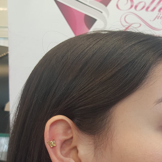 Pendientes Mariposa Filigrana Gold