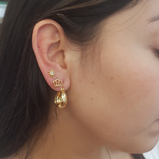 Pendientes Mini Sol Gold