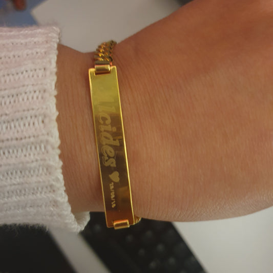 Pulsera Personalizado Gold.