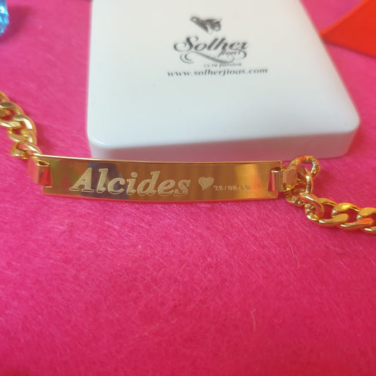 Pulsera Personalizado Gold.