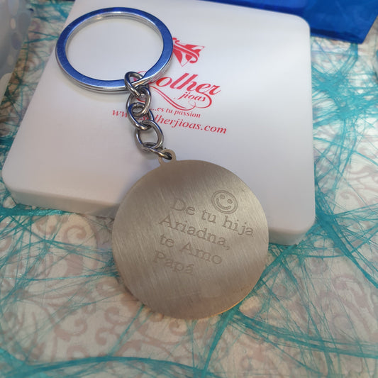 Llavero Personalizado Acero.