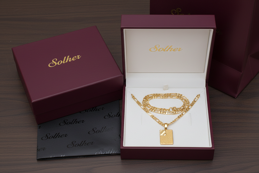 Cadena con Colgante  Pergamino  Gold.