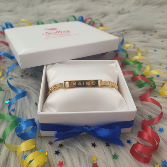 Pulsera Unisex  Personalizar  Gold.
