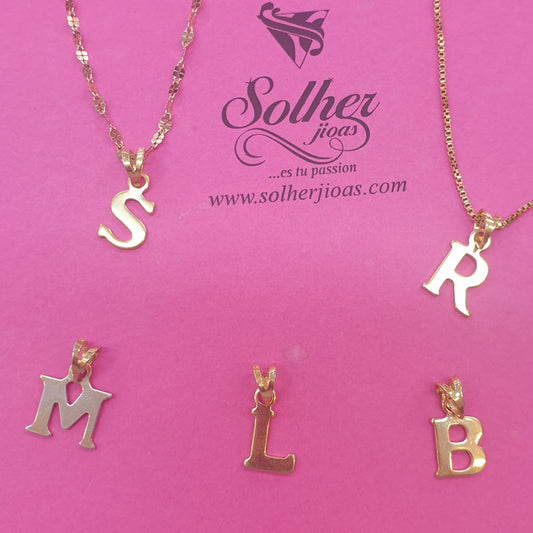 Cadena con Colgante  Letras