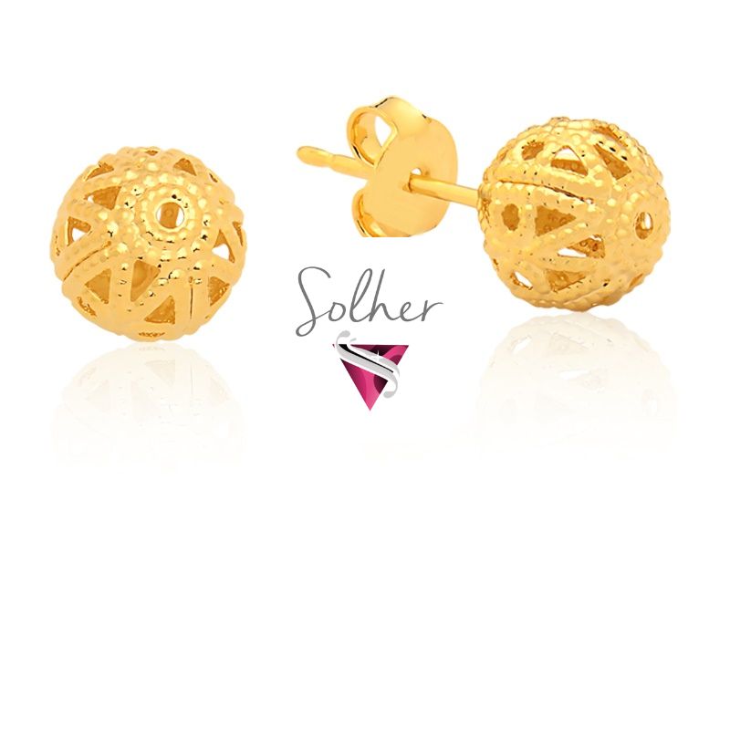 Pendientes Esferas Gold.