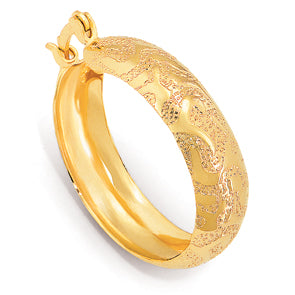Argolla con Relieve T.M Gold