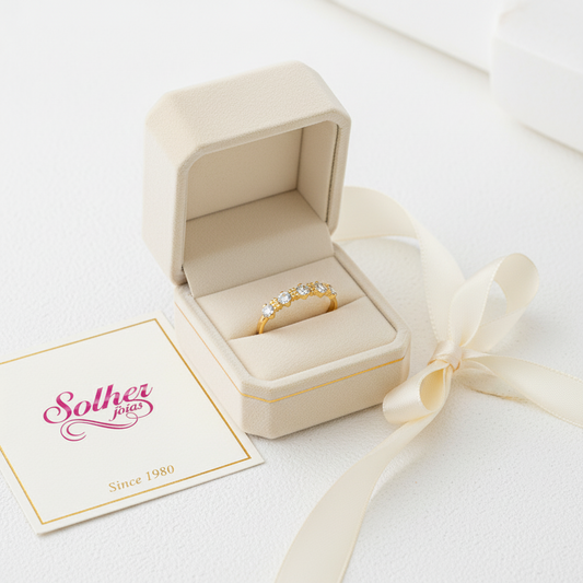 Anillo de Compromiso Destellos de Amor