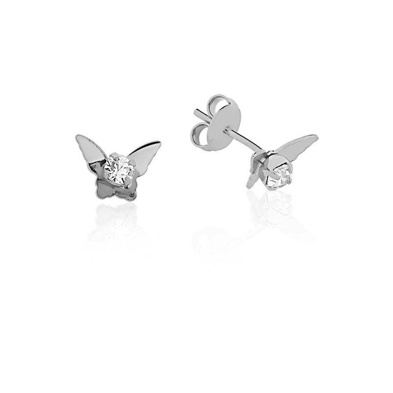 Pendientes MARIPOSA circón Plata.