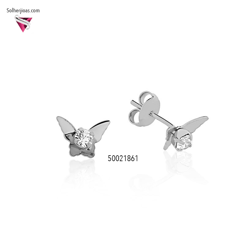 Pendientes MARIPOSA circón Plata.