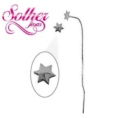 Pendientes Hilo ESTRELLA Silver