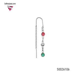 Pendientes Hilo Arcoris  Y Sol Silver.