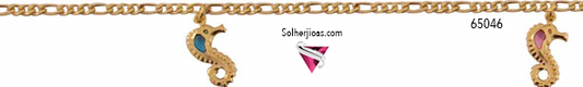 Pulsera con aleatorios en caballito de Mar.