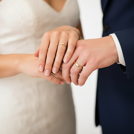 Alianza Tallada. 100% Oro de 18 Kilates  C/u