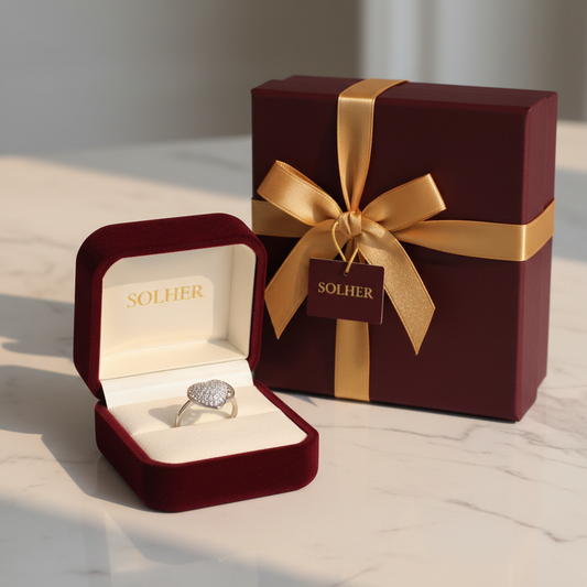Anillo Corazón Exclusive con Circonita Silver