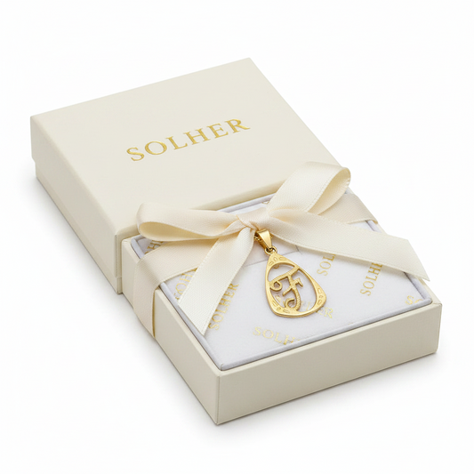 Colgante Letra   A - Z 100% Oro  de 18 Kilates