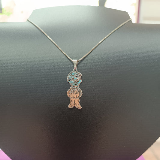 Gargantilla Niño Personalizado Plata.