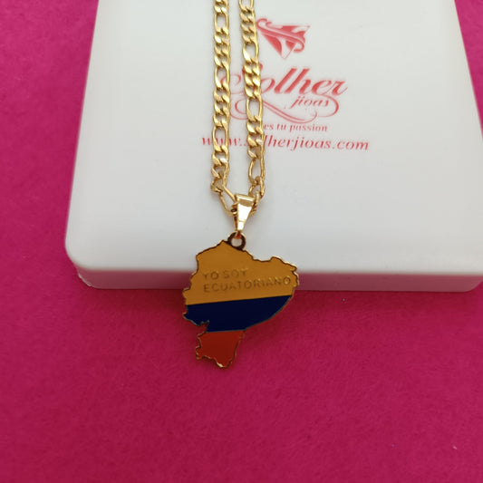 Cadena con Colgante 🇪🇨 Yo Soy Ecuatoriano