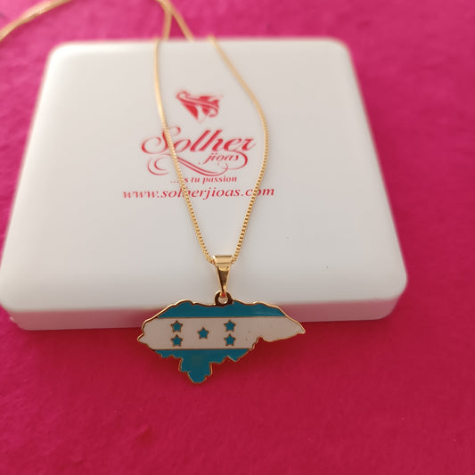 Cadena con colgante 🇭🇳 Honduras Gold.