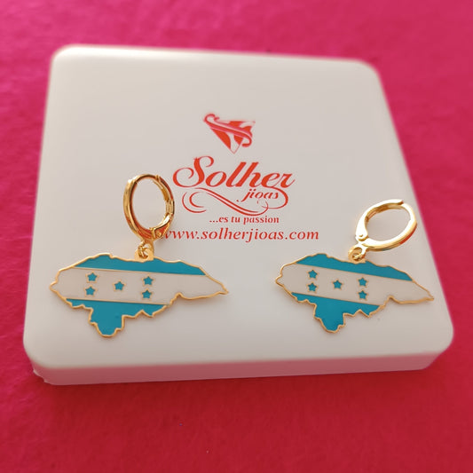 Pendientes 🇭🇳 Honduras Aro ⭕