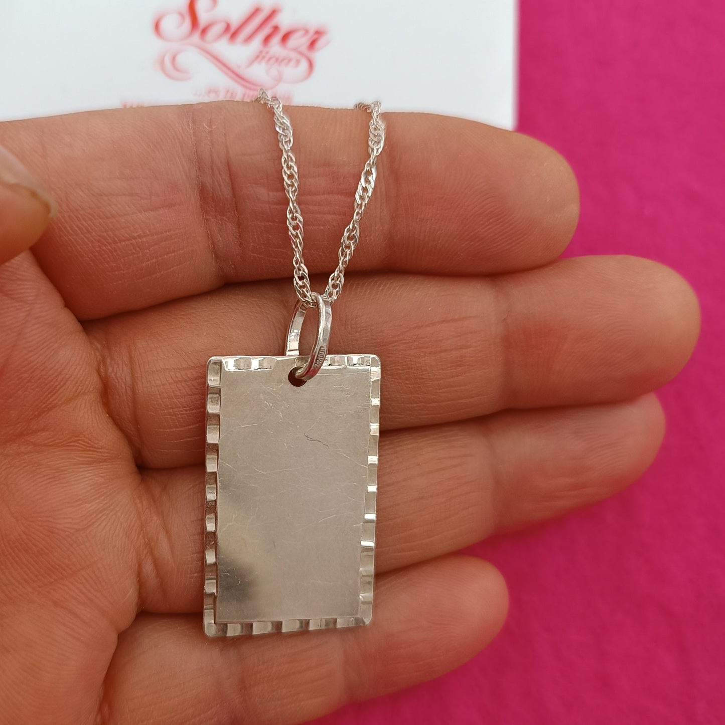 Cadena ⛓️ personalizado plata