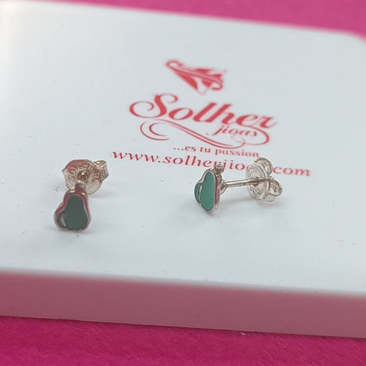 Pendientes Pera 🍐 Plata