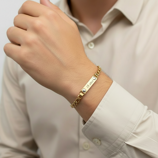 Pulsera 18 años gold