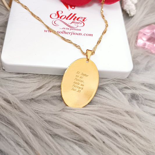 Cadena con Colgante personalizado 18 años Gold.