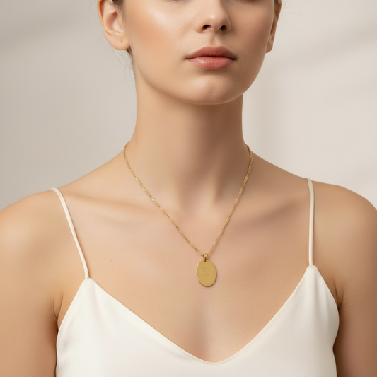 Cadena con Colgante personalizado 18 años Gold.