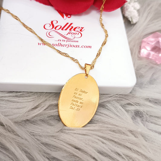 Cadena con Colgante personalizado 18 años Gold.