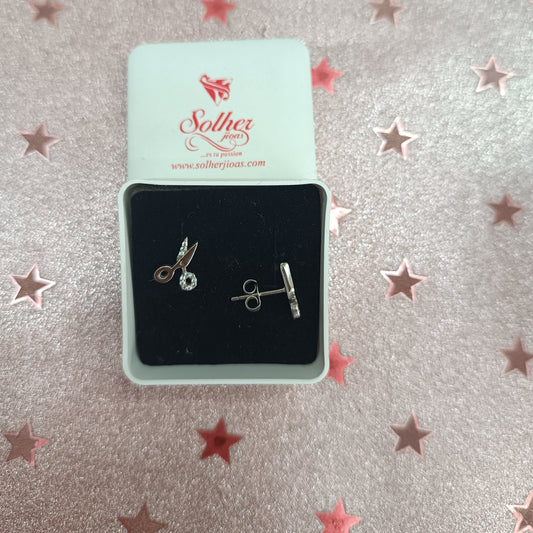 Pendientes Tijeras ✂️ Plata