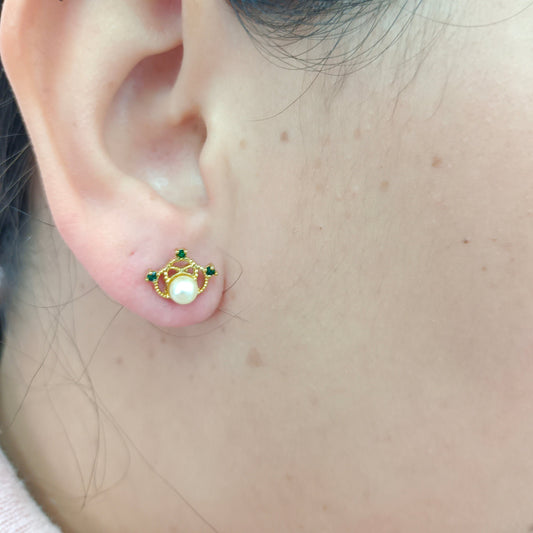 Pendientes con Perla.