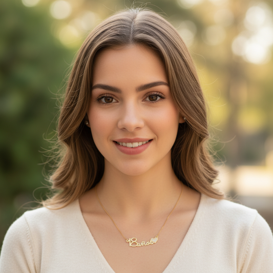 Gargantilla Corazon 18 años Gold.