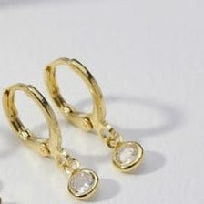 Argollas Circon S Gold