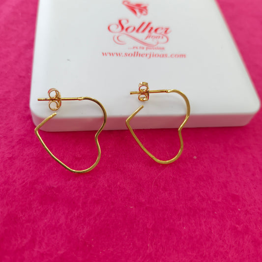 Argollas Corazón M ❤️ Gold.