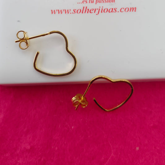 Argollas Corazón P ❤️ Gold