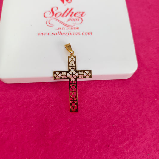 Colgante Cruz Filigrana Gold