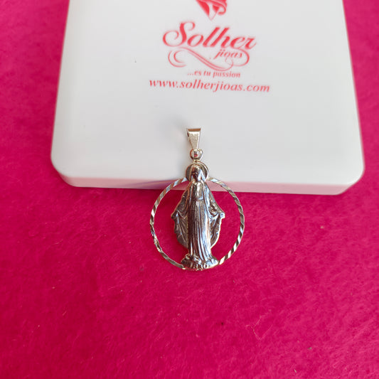 Colgante Virgen Guadalupe Plata