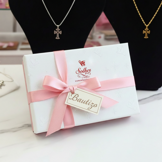 Colgante Cruz con Cadena ⛓️Plata.