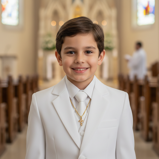 Cadena con Colgante Cruz Mini Destellos