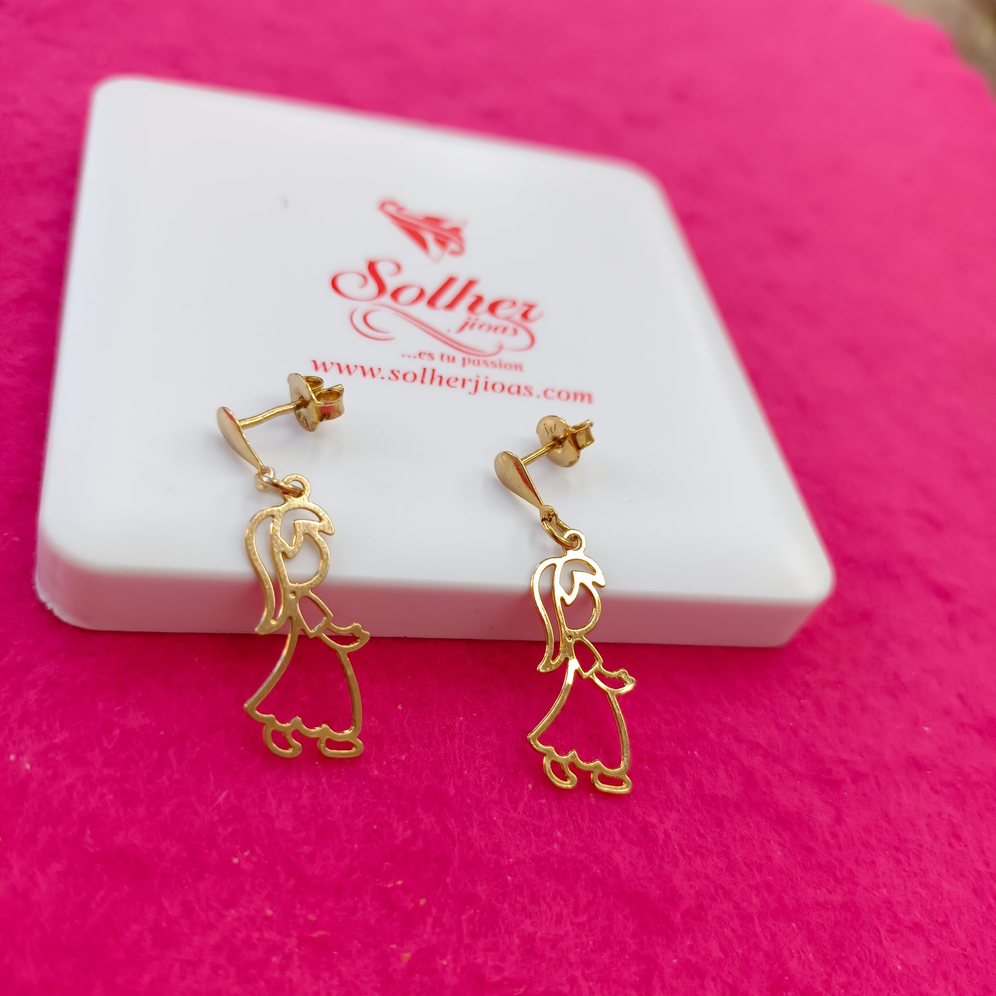 Pendientes Niña Gold.