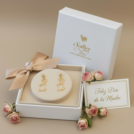 Pendientes Niña Gold.