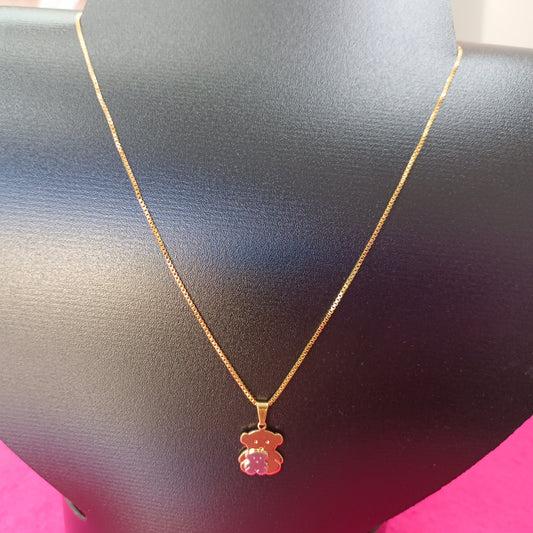 Cadena ⛓️ con Colgante Mamá Ositos Gold.