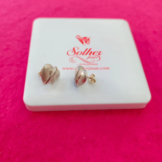 Pendientes Madre de corazón ❤️ Plata