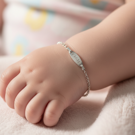 Pulsera personalizada en plata