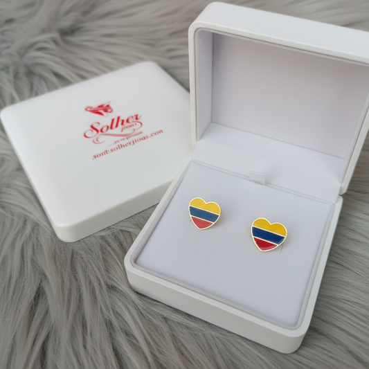 Pendientes Corazón  Colombia 🇻🇪💝