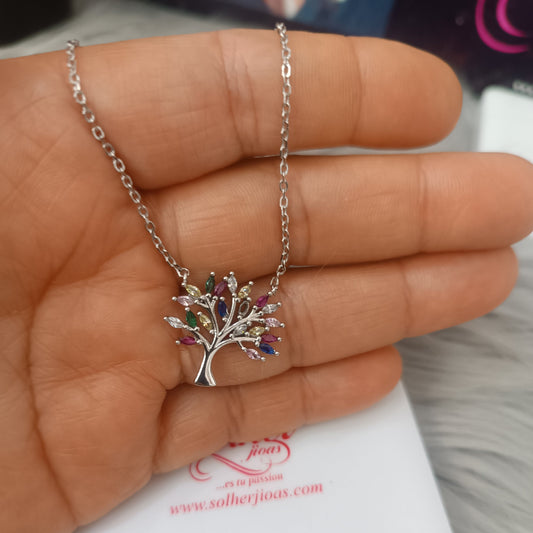 Gargantilla Árbol 🌳 de la vida Silver.