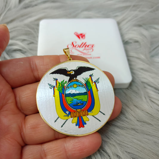Colgante Escudo Ecuador 🇪🇨 XXL